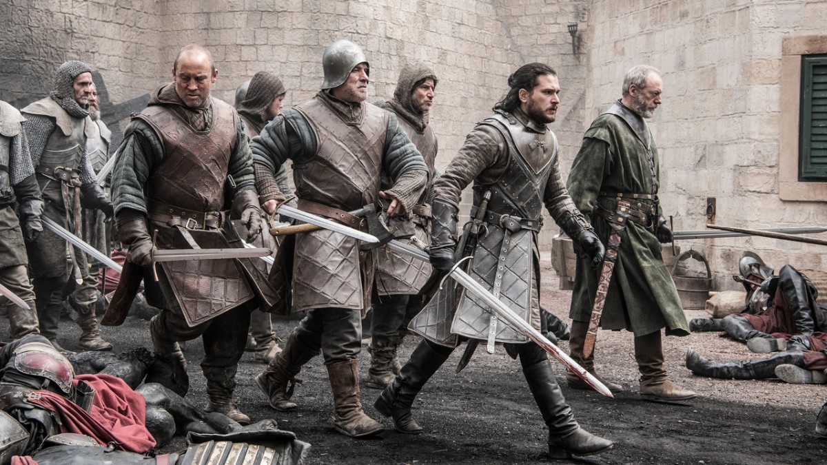 HBO Charging into battle.